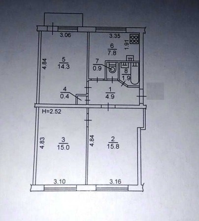 ЗАВТРА МОЖЕ НЕ БУТИ! 3к біля метро | 62м² | СРОЧНО - фото 1