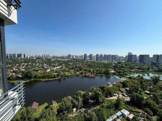 ЖК Зарічний / Видове планування на Дніпро / 3 спальні + кухня гостьова / Велика квартира 119м2 Київ