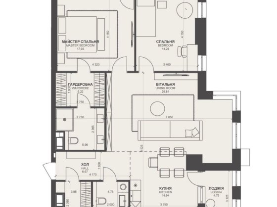 ЖК TRIIINITY Продаж квартири ,Печерськ, вулиця. Тютюнника 39/2 (Анрі Барбюса) Київ