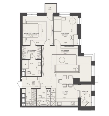 ЖК TRIIINITY Продаж квартири ,Печерськ, вулиця. Тютюнника 39/2 (Анрі Барбюса) - фото 1