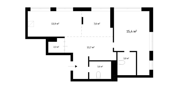 Продаж 2 кімнатна з ремонтом! ЖК Файна Таун Салютна 2корп4 - фото 1