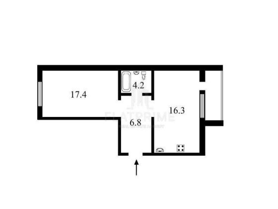 1 кім квартира, 50 м2, Welcome Home на Стеценка, частковий ремонт, Держпрограми Київ