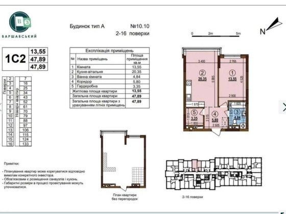 Продам 1 кім квартира Варшавский Виговського Змієнка Варшавський 3 Буд 10.10 Без % Киев