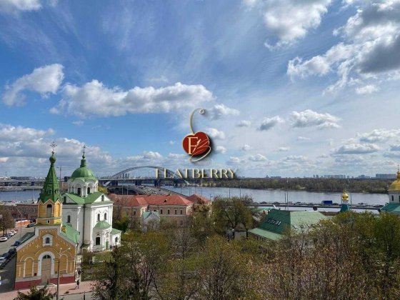 Без % Продажа видовой 3К, вид на Днепр, Сковороды 6, Подол  (Сковороди 6 Поділ, Центр Контрактова пл Київ