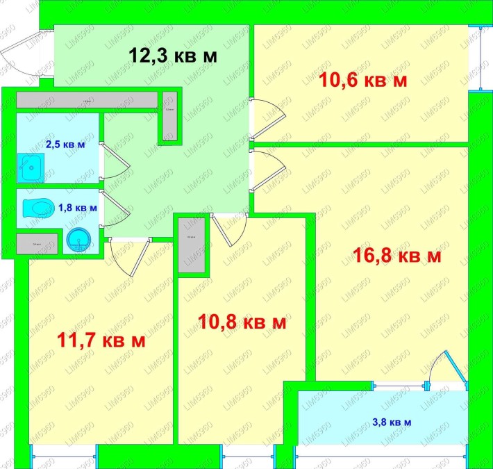 Продаж 3 К квартиру 1-й поверх 70 м2 пряма видимість Метро Лук'янівська МакДональдз під офіс виведен - фото 1