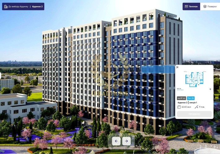 Продам 2-кімнатну квартиру ЖК Sky Avenue - фото 1
