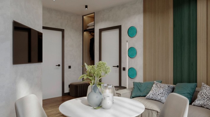 Апартаменти площею 36,6 м² у готельному комплексі Rich Stone Apart Hotel - фото 1