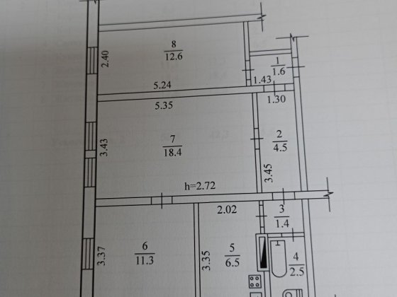 Продається 3 кімнатна квартира Жовті Води