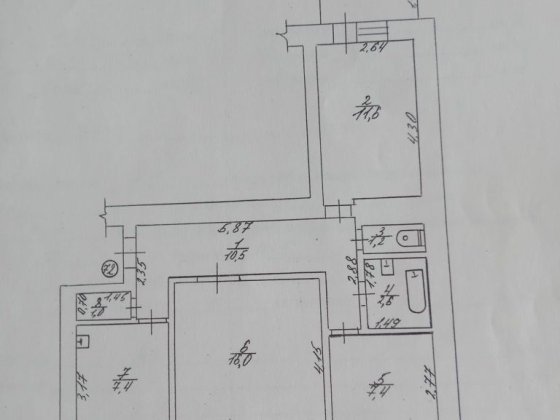 Продается 3х комнатная квартира. Канев
