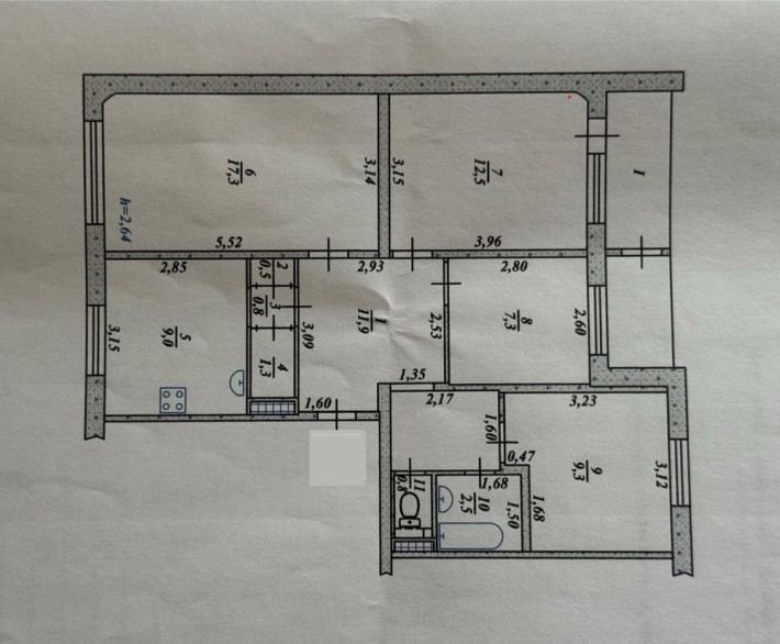 Продам 4-х кімнатну квартиру з ремонтом, 3 м-н, чеське планування - фото 1