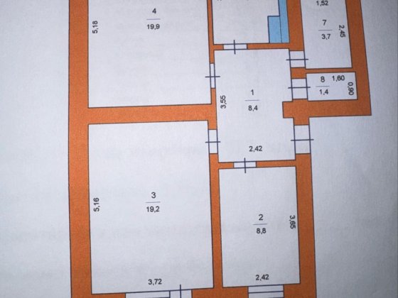 3-кімнатна квартира 72,7 м², 4 поверх, Ізяславська 8, Славута Славута