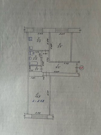 Двохкімнатна квартира ПРОДАЖ - фото 1