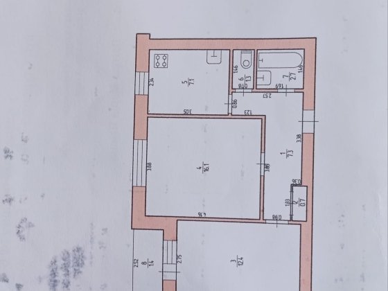 2 кімнатна квартира, Студентська, 6а (Баумана),6 поверх,49 кв.м Шостка