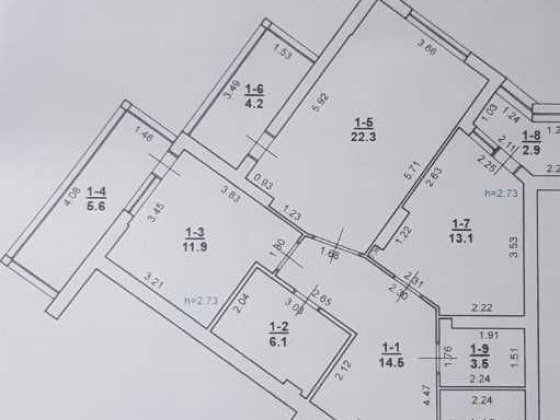 2к Центр міста 89,2 кв.м шикарна панорама Хмельницкий