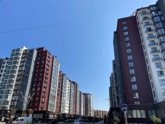 Двостороння 1к квартира 44 м2 | 7 поверх | Центр | Індивідуальне газове опалення Івано-Франківськ