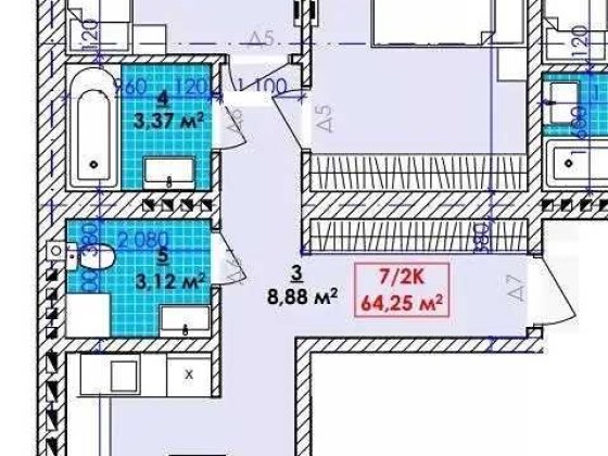 Найдешевша двокімнатна квартира в місіті Ивано-Франковск