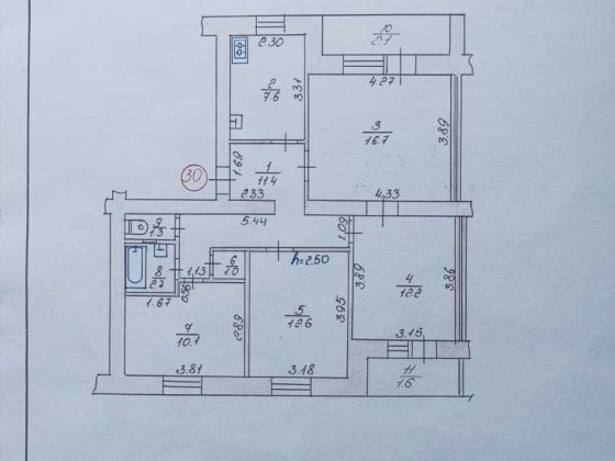 Продаж 4-кімнатної квартири вул. Володимирська Луцк