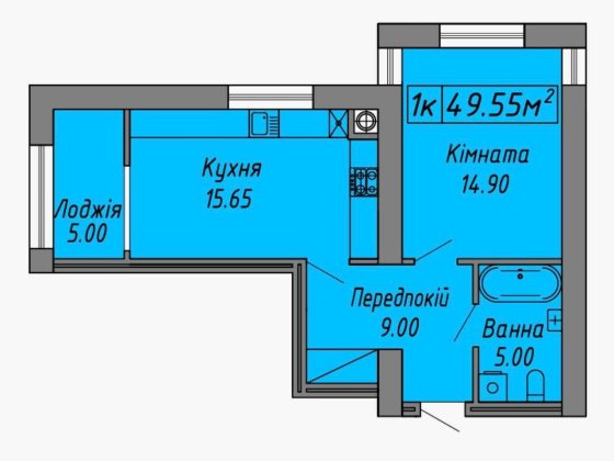 1 кім квартира вул Бандери Скандинавія 1 черга Івано-Франківськ