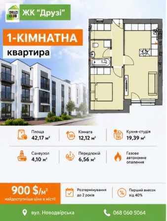Квартира у новобудові За ціною вторинки - фото 1