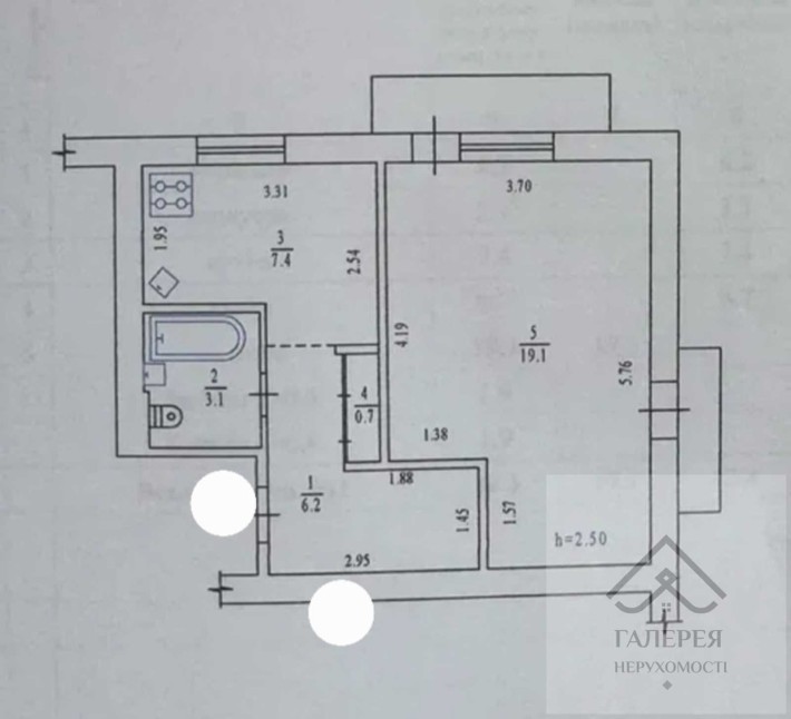 Продаж 1 кімнатної квартири. - фото 1