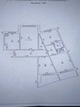 Продаж 4 кім квартири 82 м2 6/9 пов мікр-н Левада №12721 - фото 1