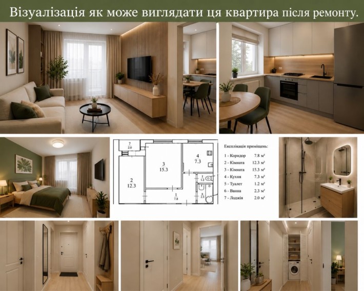 Продам 2-кімнатну квартиру ВІД ВЛАСНИКА БЕЗ КОМІСІЇ! - фото 1