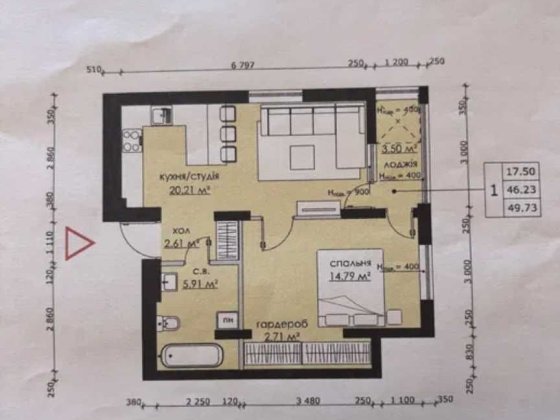 Продаж 1 кімнатної квартири ЖК Бетховен вул. Городницька Львів
