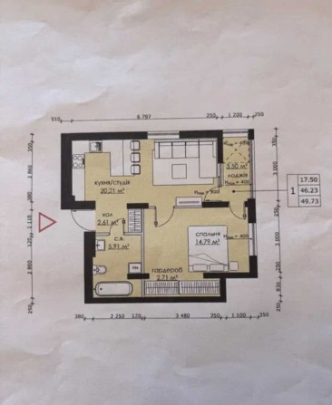 Продаж 1 кімнатної квартири ЖК Бетховен вул. Городницька - фото 1