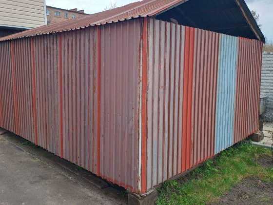 Залізний гараж 6м * 4м. Профнастил 1,8мм