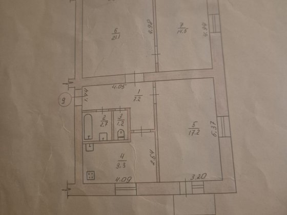 Кімната у трикімнатній квартирі Автономне опалення. Житомир