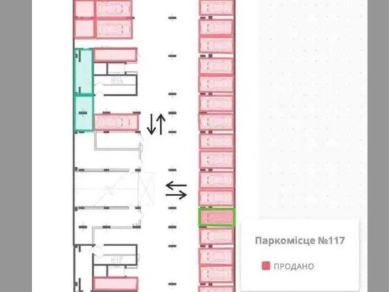 Паркомісце в підземному паркінгу ЖК Apart Hall Сокільники