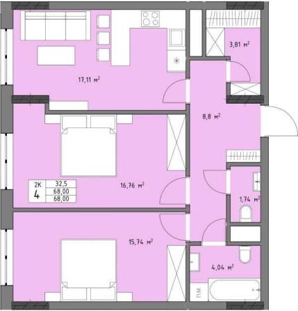 Продаєтся апартаменти (квартира) вул.Трускавецька 48 розтермінування - фото 1