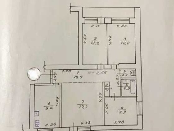 Продаж 4 к.кв. Холодна Гора, будівельний стан (90954)