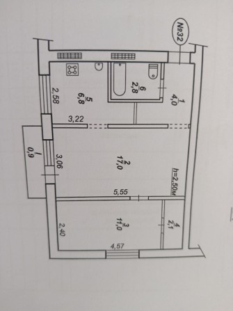 Продаётся квартира 2 комнатная на 44 СРОЧНО - фото 1