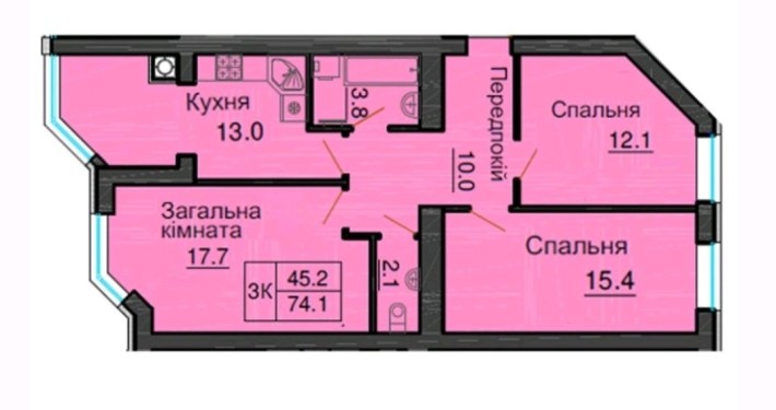 Продаж 3 кімнатної квартири жк Софія Резиденс вул Сковороди 16 - фото 1