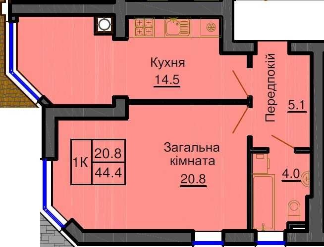‼️ Купити велика однокімнатна квартира‼️ ЖК Софія Резиденс Софіївська София Софіївська Борщагівка Ма - фото 1