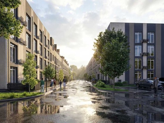 1-к квартира 37,05 м² з двориком від забудовника. 20 хв метро. Розтермінування.  Вигідна інвестиція Білогородка