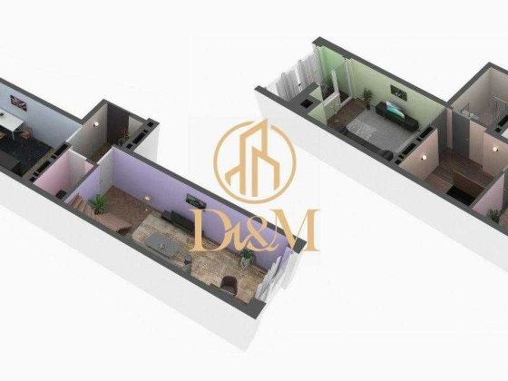 Продаж 3-кімнатної дворівневої квартири, 78 м², ЖК «Оптимісто». Гатне