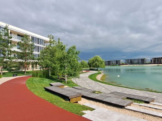 3-кімнатна з терасою з видом на озеро. ЖК Park Lake City Подгорцы