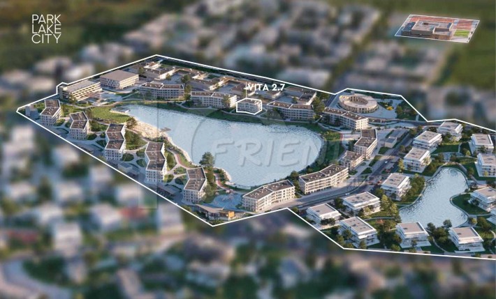 Трикімнатна квартира з терасою в ЖК Park Lake City поверх 4 площа 140м2 - фото 1