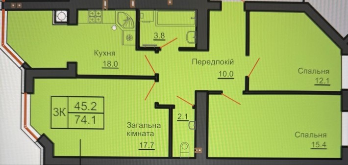 Терміново 3-кімнатна квартира! - фото 1