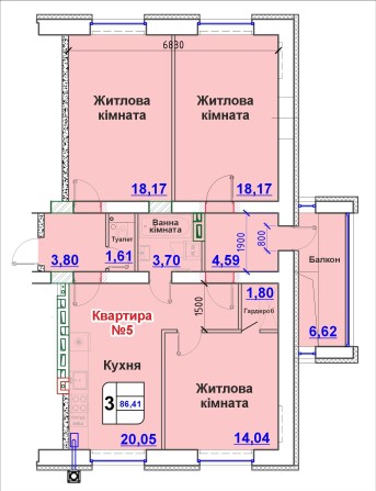 Продаж 3 кімн. Квартири - фото 1