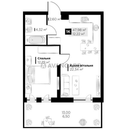 Продаж 1кім. квартири у Винниках, новобудова, біля лісу - фото 1