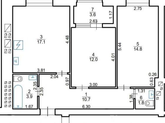 Продаж 2-кім квартири в ЖК Компаньйон Сокольники