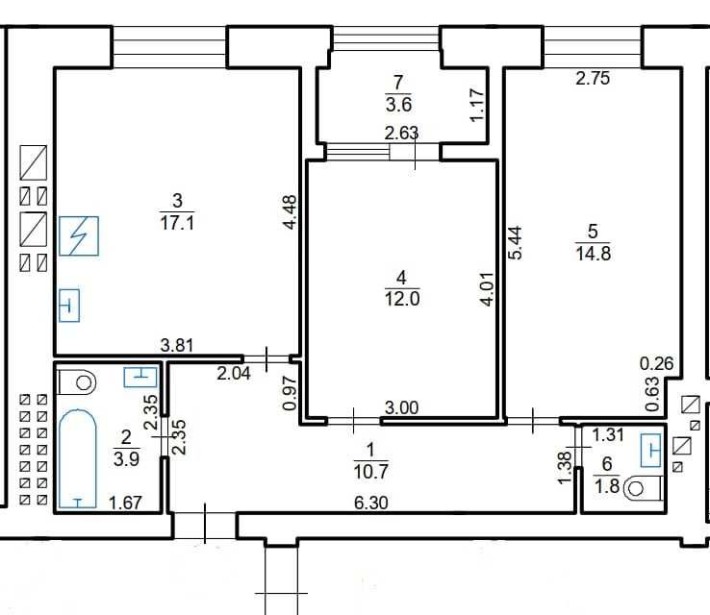 Продаж 2-кім квартири в ЖК Компаньйон - фото 1