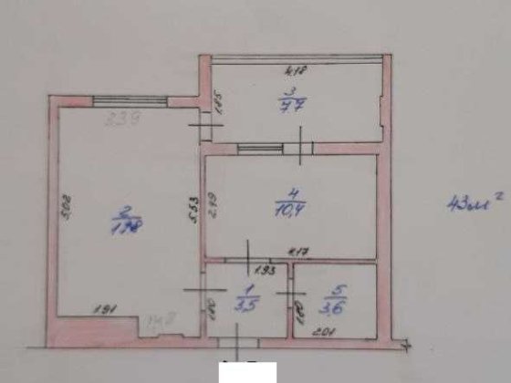 Стильная евро-двушка 43м² на 5 этаже. ЖК Розенталь. Переуступка. Лиманка