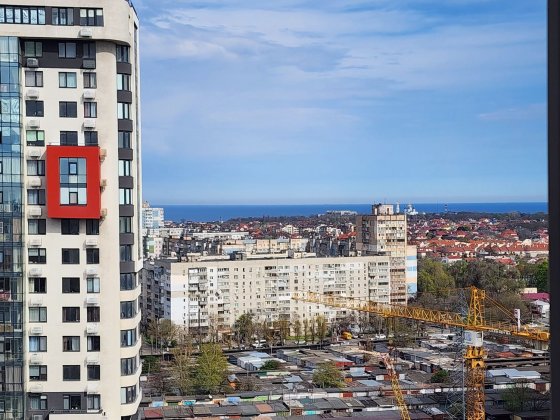 Продажа.2х-комн.квартира в ЖК 56 Жемчужина с лоджией и видом на море.Ремонт,мебель,техника Е-оселя Лиманка