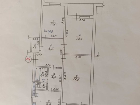Продаж трикімнатної квартири!!смт.Нові Санжари,3 кімнати Нові Санжари