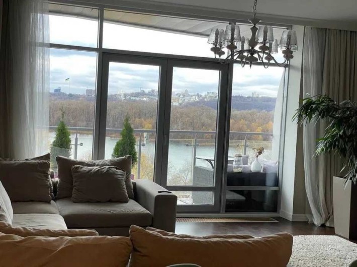 ! Вид на Дніпро! Ексклюзивна 3к 118м2 | Окіпної 18 | Riviera Riverside - фото 1