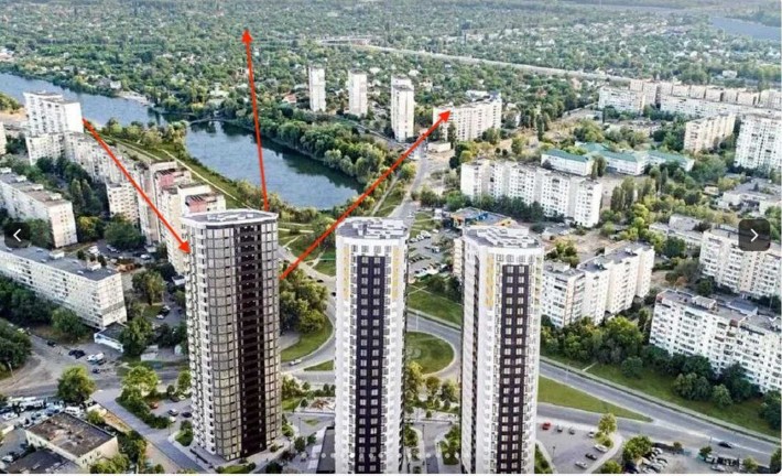 жк Радужный. Хозяин. Днепровский. Воскресенка. 1-к, 43 м2. Без торга - фото 1